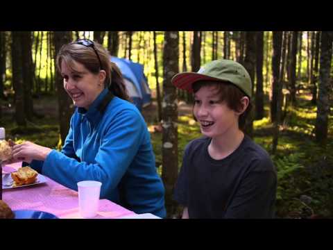 Velo de montagne et camping dans la Vallée Bras-du-Nord