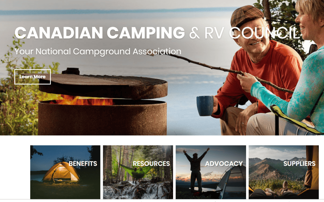 Le Conseil canadien du camping et du VR annonce qu’il a complété la refonte de son site web